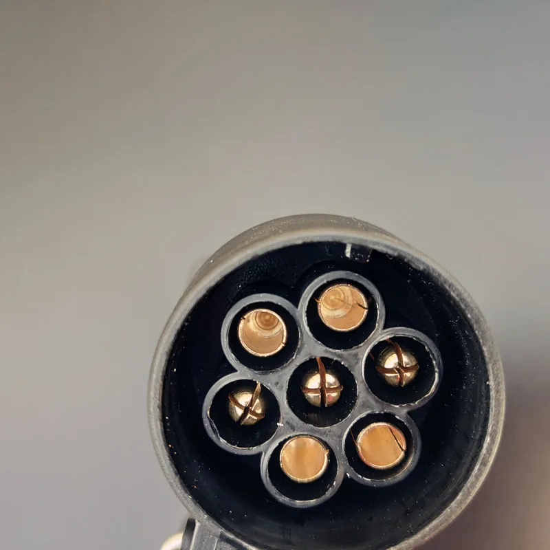 CVP 7 Pin Trailer Round Socket Female Plug to 7 RV Blade Trailer Adapter Connector Adaptor RV Parts Camper Caravan Accessories