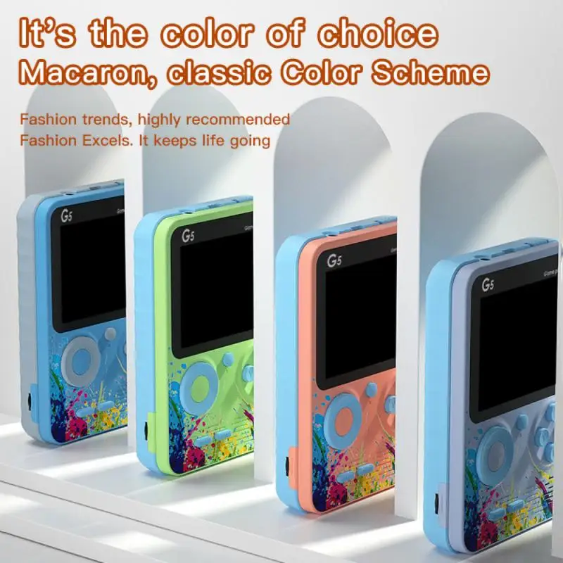 500 In 1 Games Mini Portable 3.0 Inch Retro Video Game Console Classic Pocket Game Console for Kids Gift IPS Online Combat Game