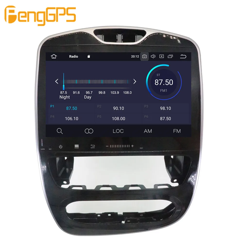 Android 9.0 PX5 4+64GB car DVD player Built-in DSP Car multimedia Radio For Renault Clio GPS Navigation Audio Video