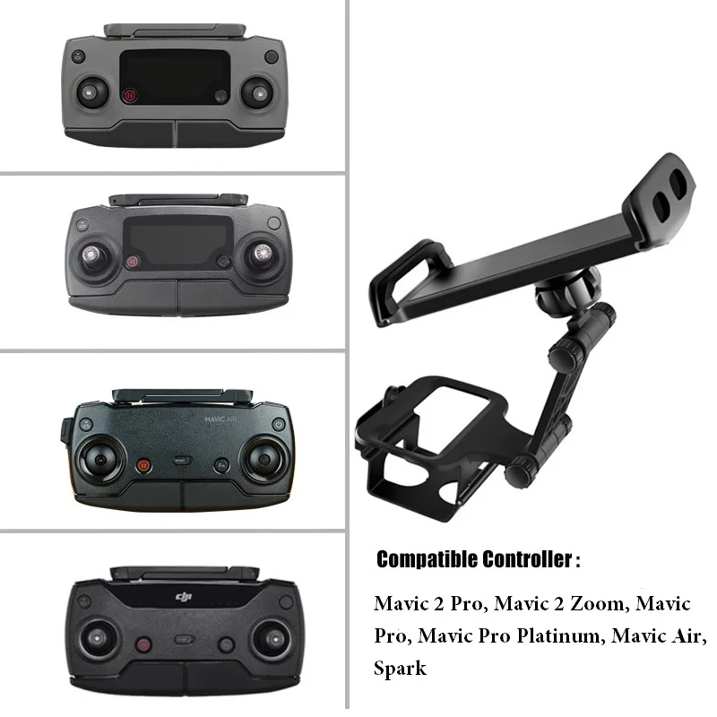 Для DJI Mavic мини держатель кронштейн телефон планшет передний зажим для DJI Mavic 2 Pro Zoom Mavic Air Pro Spark монитор крепление зажим