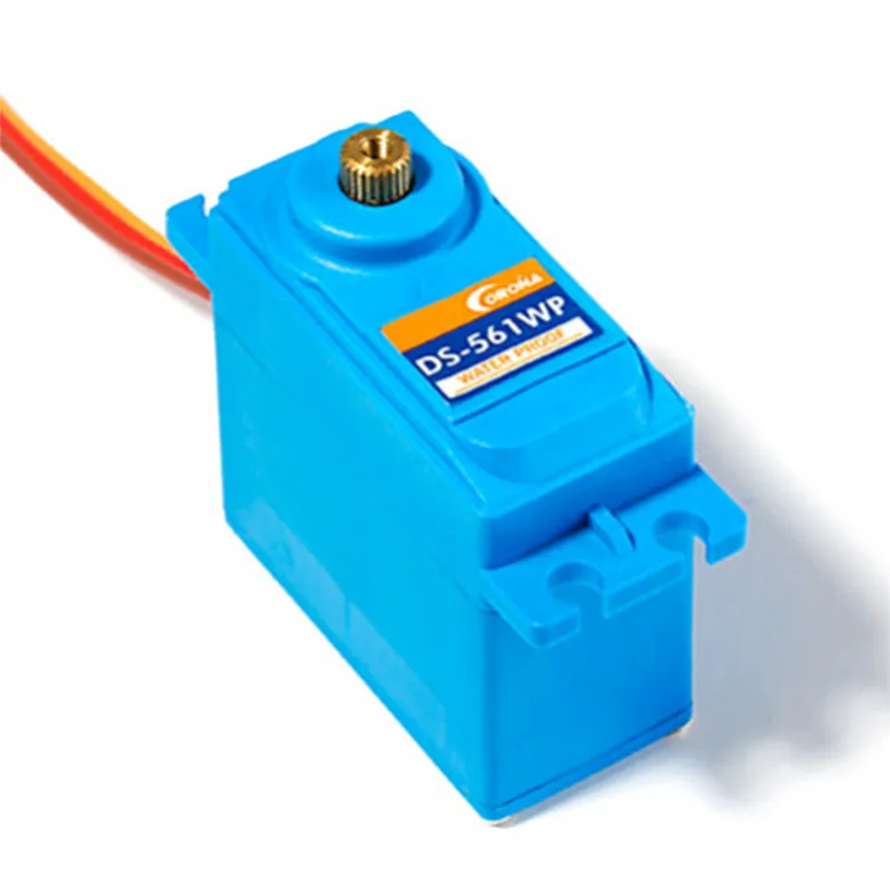 Corona DS-561WP BB 10 кг 4,8 V-6,0 V 300mA-400mA металлический редуктор водонепроницаемый цифровой сервопривод для RC гоночный fpv-дрон модель Запасная часть