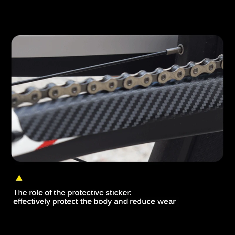 

Bike Stickers Frame Protector Anti Scratch Sheet Bike Chain Stickers Cowhide MTB Bicycle Car Frame Protector Cycling Accessories