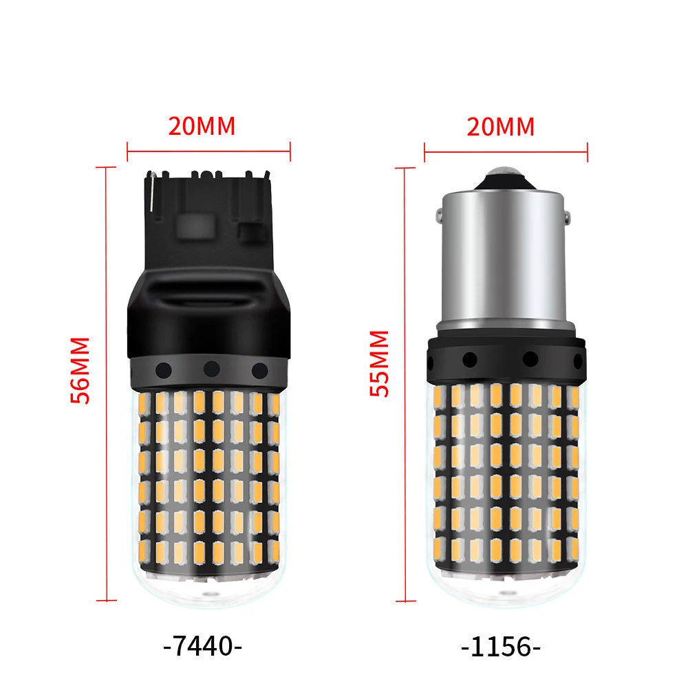 ������ LED ���� ����, ���� ���õ�, �극��ũ��, ������, W21W P21W PY21W T20, 7440 1156, BA15S, BAU15S, ����ǰ, 1 ��