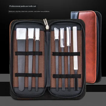 

7pcs/set Professional Manicure Stainless Steel Nail Clippers Scissors Suit Set Kits Manicure Set Nail Tool Nail Art Tools G0210