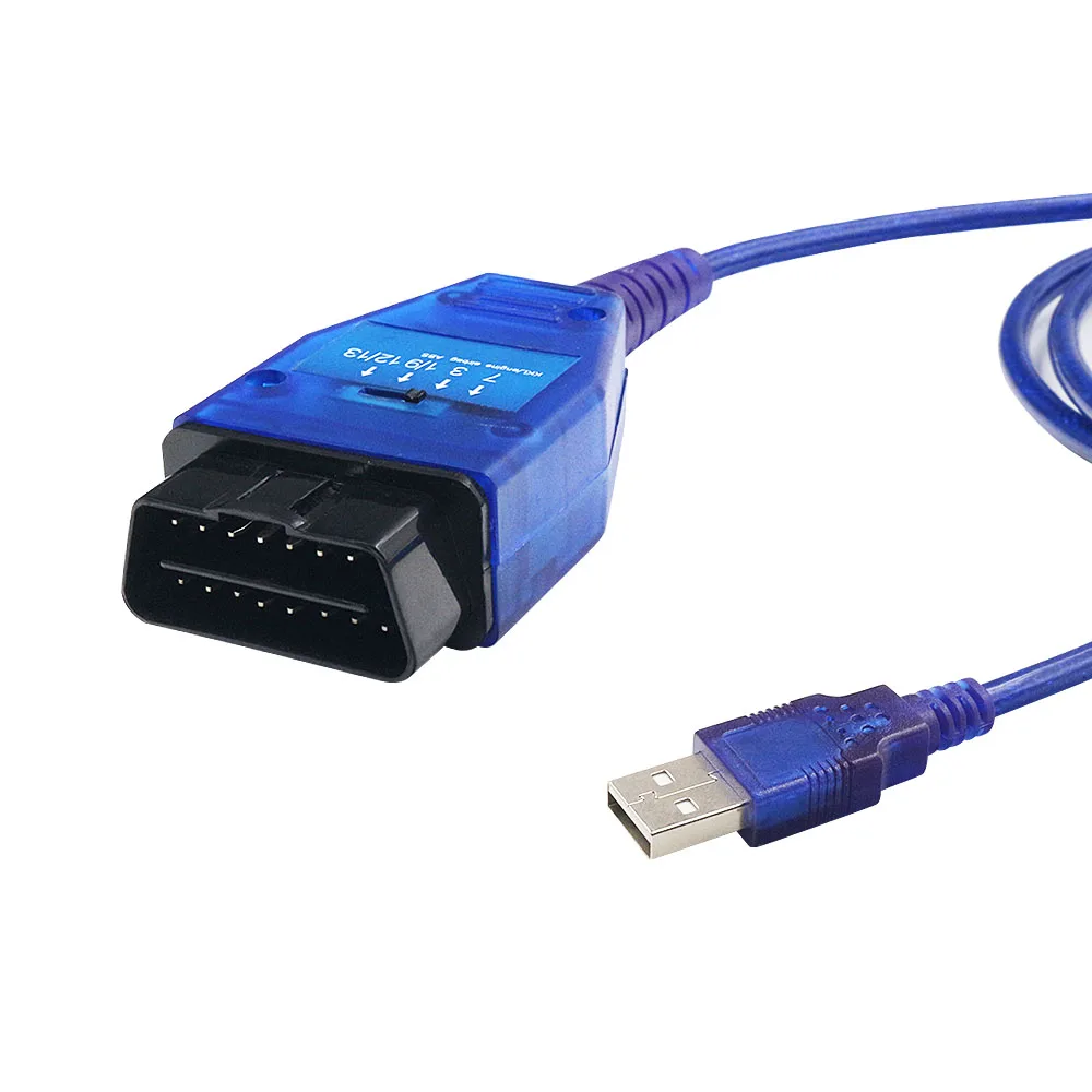 KKL 409.1 FTDI Scanner pour VAG - Câble OBDII avec Puce FT232RL, Interface Diagnostique Multimarque