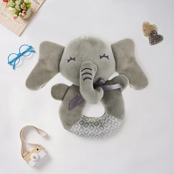 

Baby Cartoon Plush Rattle Ring Bell Newborn Hand Grasp Toys Soft Mobile Infant Crib Grasp Appease Newborn Toys Dolls