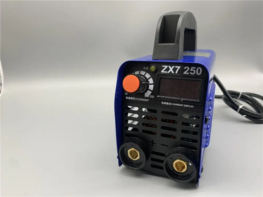 250A 220v LED Display Welding Machine Compact Mini MMA Welder Inverter Welding Semiautomatic Dc Machine ARC