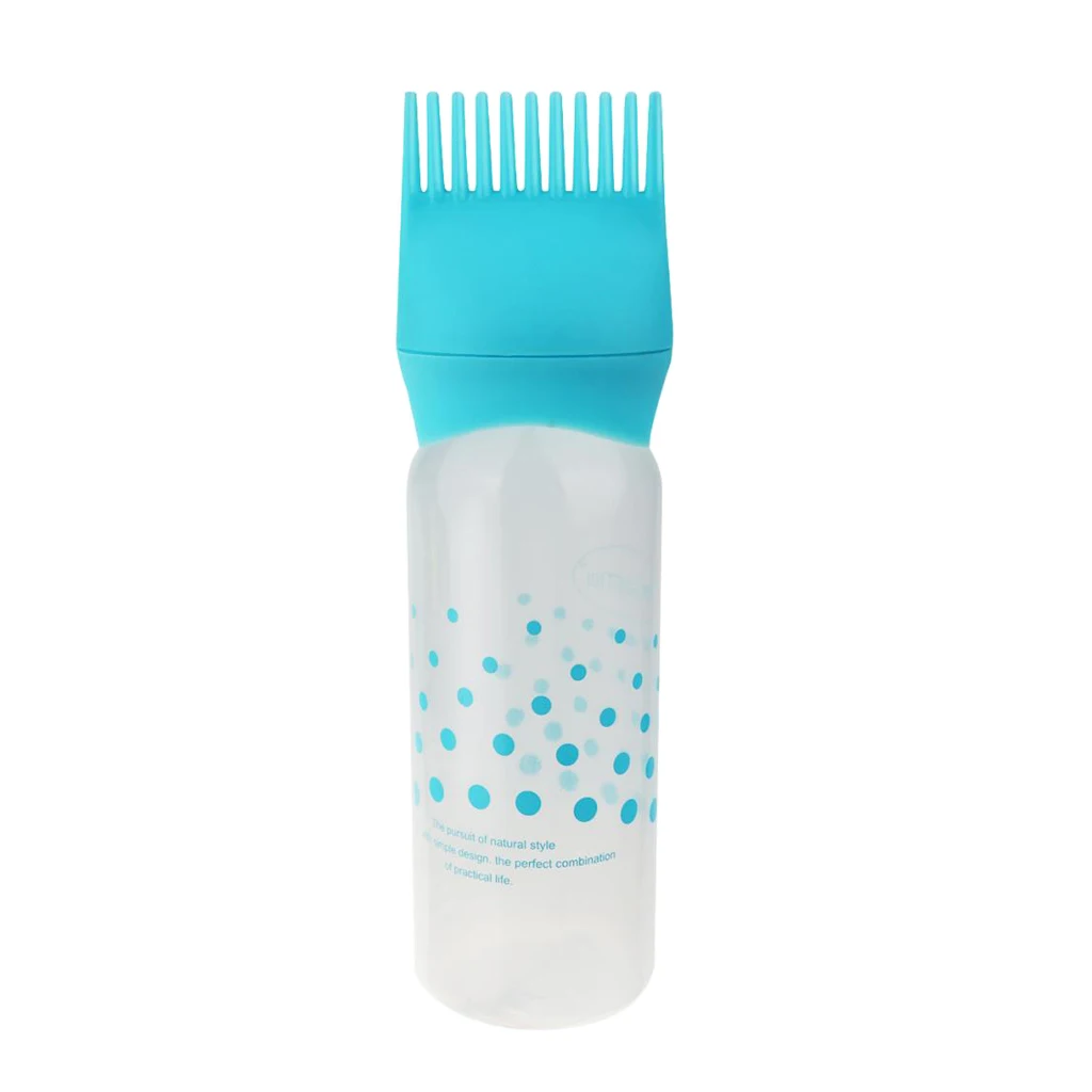  120ml Hair Dyeing Comb Applicator Bottle Hair Coloring Tinting Dispenser Empty Hair Dye Bottle Hair Colouring Comb