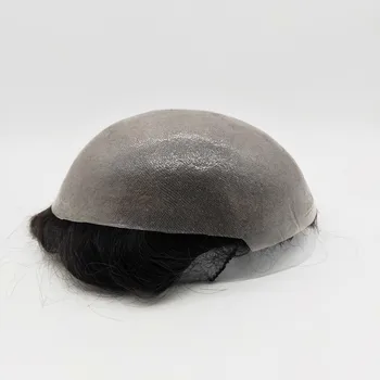 

New hair system with Men hair pieces super thin and soft skin base toupee