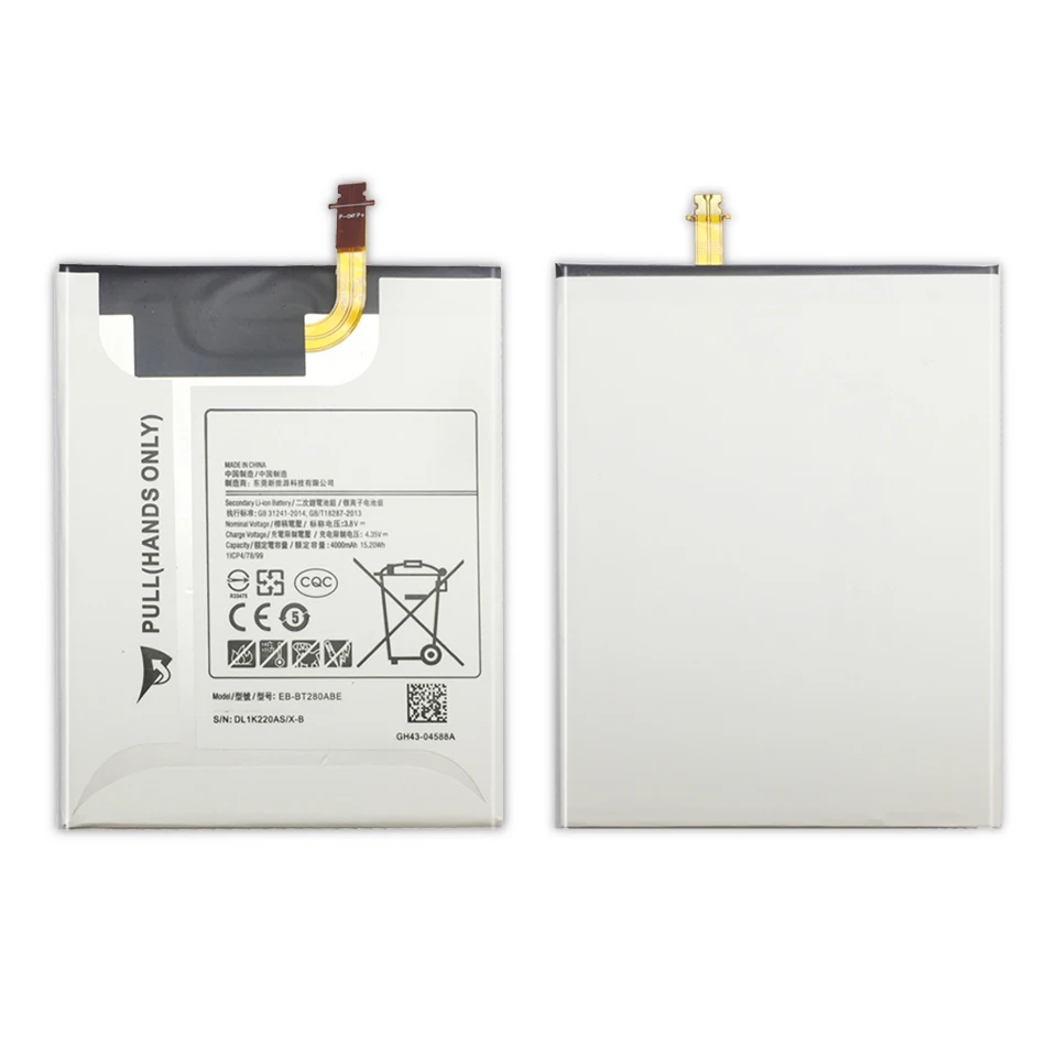 Литий-полимерный аккумулятор для планшета samsung Galaxy Tab A 7,0 T280 T285, сменный аккумулятор EB-BT280ABE 4000 мАч