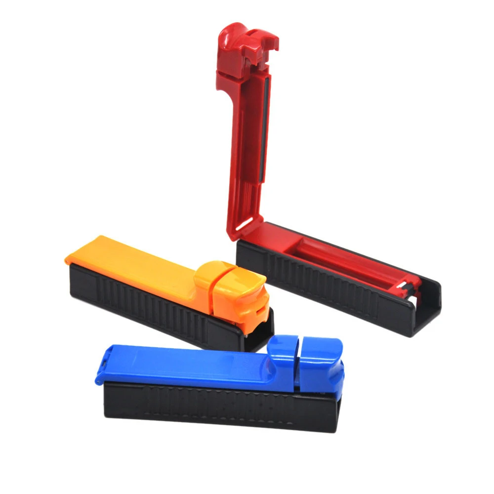 

New Tobacco Roller Maker Manual Cigarette Tube Rolling Machine Random Color Lightweight Tobacco Rolling Machine