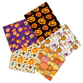 

David accessories 50*145cm Thanksgiving Printed Polyester Cotton Fabric Patchwork for Sewing Dress DIY Cushion Cover,c13008