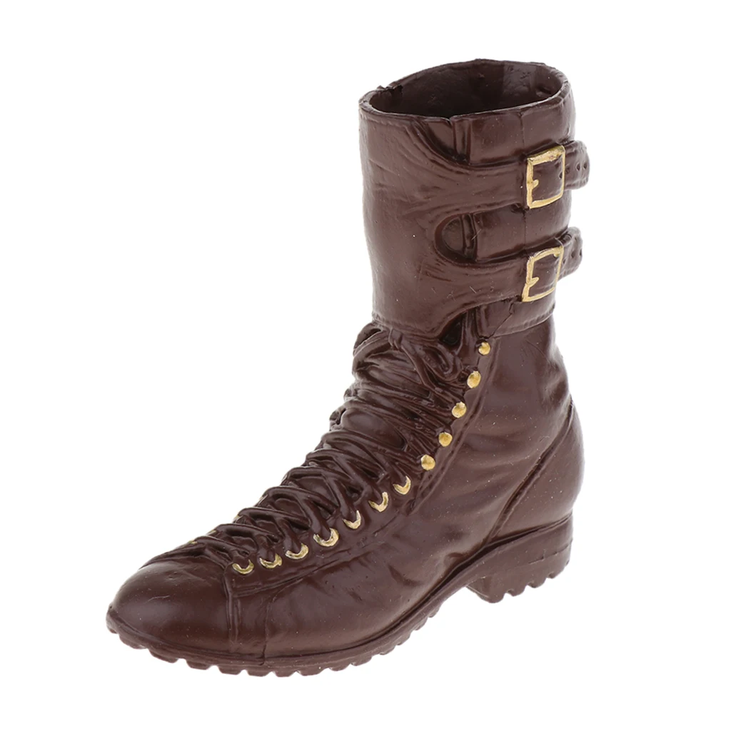MagiDeal 1:6 Scale Military Combat Boots Male Shoes for 12inch Soldier Action Figure Doll Body Toy Accessories
