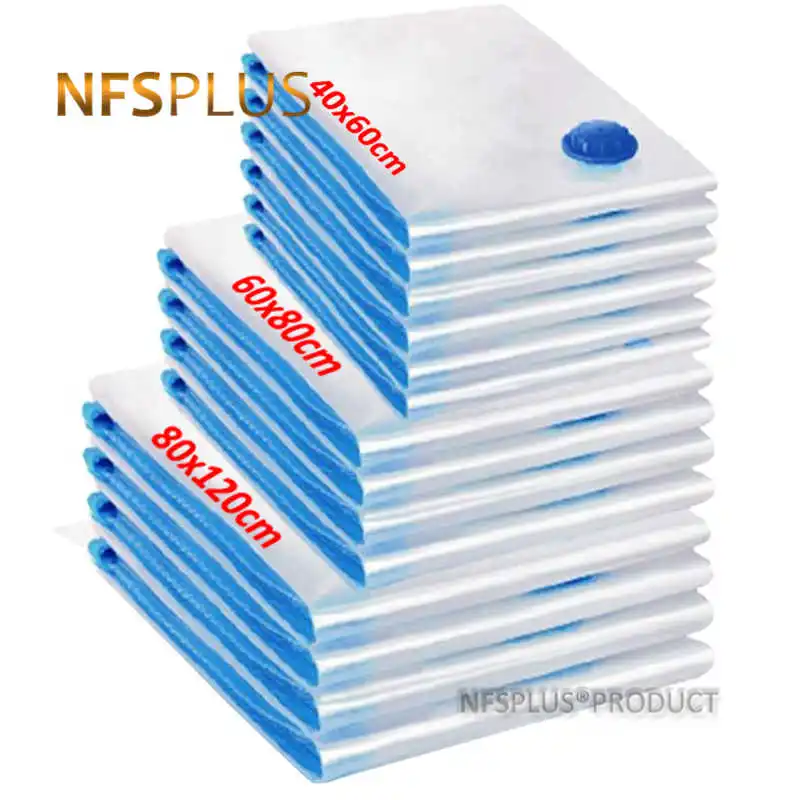 Вакуумный компрессионный мешок для одеял, одежды, 5 шт.