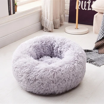 

Dog bed dog kennel cat bed nest deep sleep dog house velvet mat sofa for dog basket pet bed super soft washable long plush