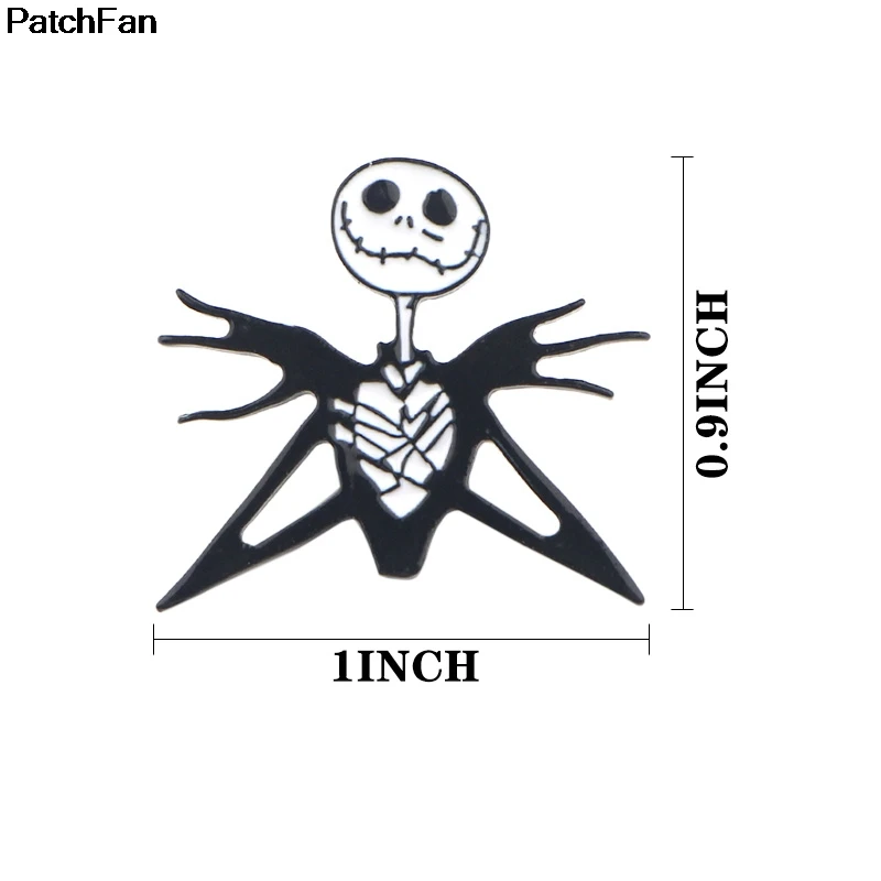 A2479 Patchfan Кошмар перед Рождеством Броши Булавки кулон значки украшенные ювелирные украшения знаки отличия для рубашек рюкзак одежда