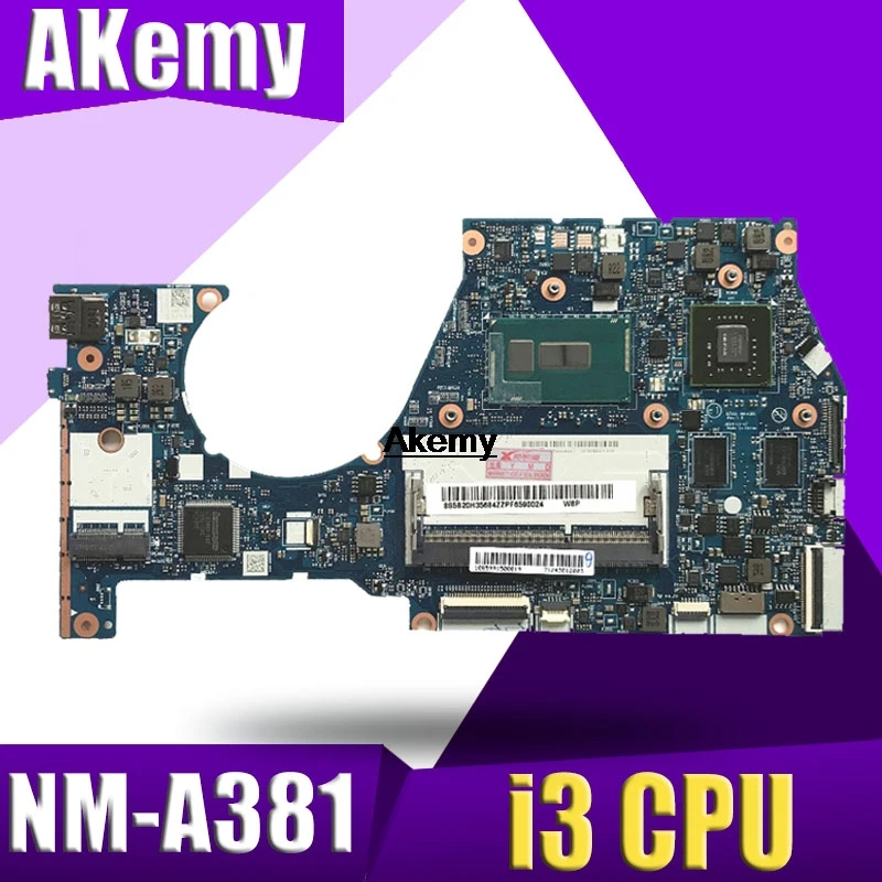 

NM-A381 laptop motherboard for Lenovo YOGA3 14 Motherboard BTUU1 NM-A381 REV:1.0 I3-5005U GT940 2GB original mainboard