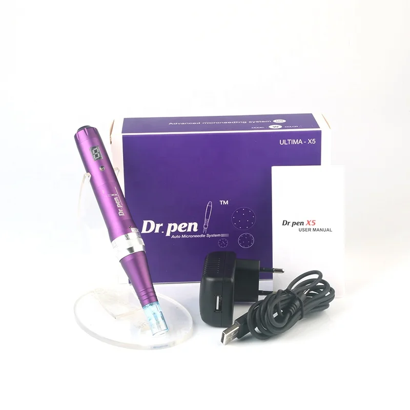 Высококачественная беспроводная ручка Dr. Pen Ultima X5 с цифровым дисплеем, ручка с микропроцессором, перезаряжаемые наборы для ухода за кожей