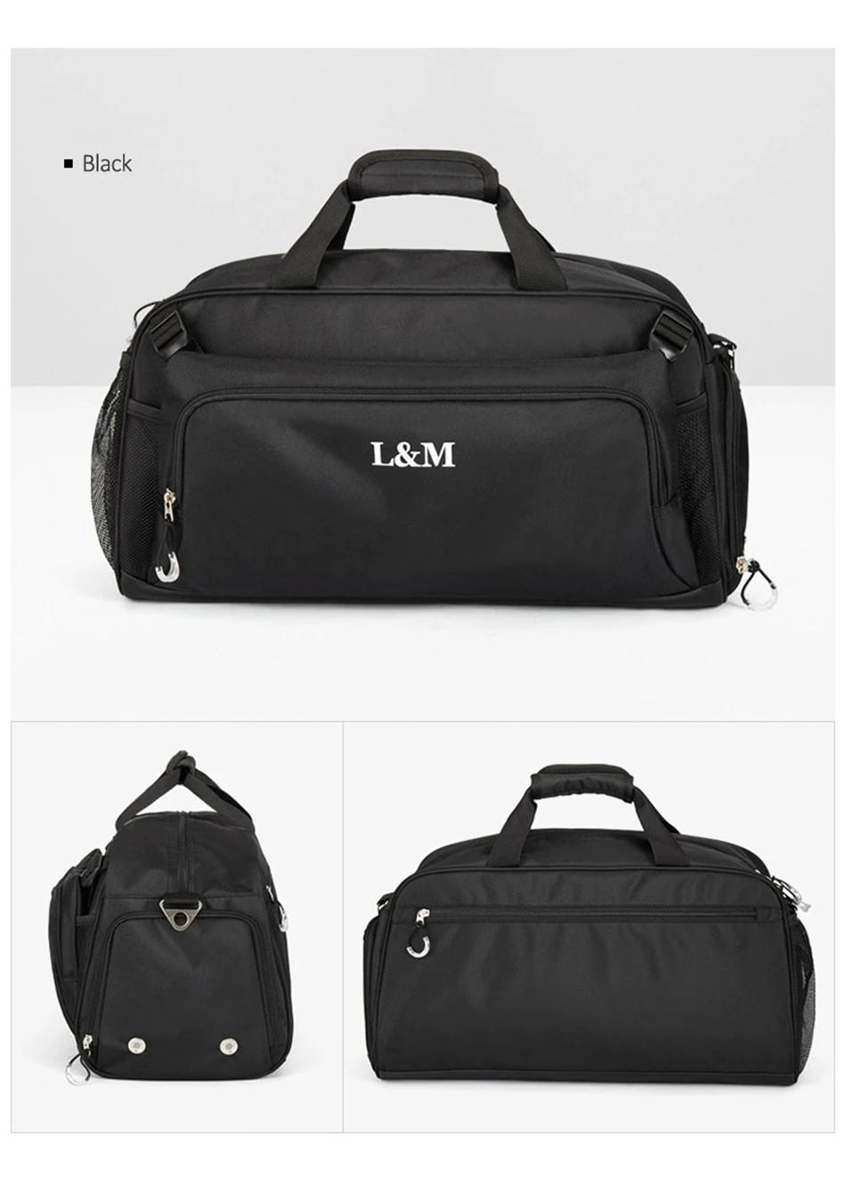 Racket Fitness Sport Gym Bag Men Women Outdoor Training Yoga Travel Handbag Oxford Waterproof Dry Wet Shoulder Bags Shoes Pocket