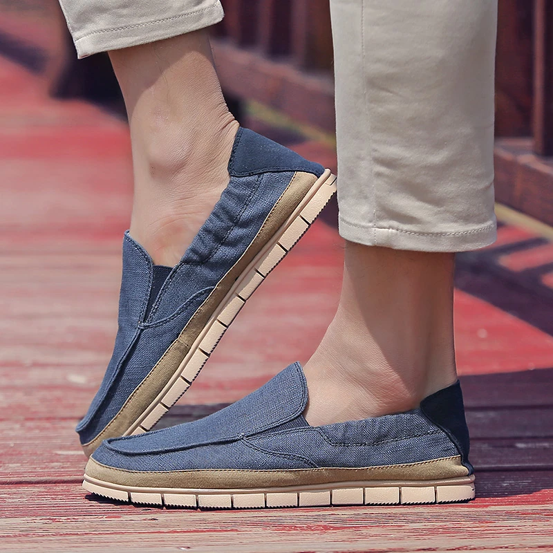 Mens slip on loafers casual Clearance