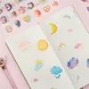 6 sheets/pack Cartoon Cat Washi Paper Sticker Kawaii Bullet Journal Stickers Scrapbooking Daily Planner Stationery Supplies ► Photo 2/4