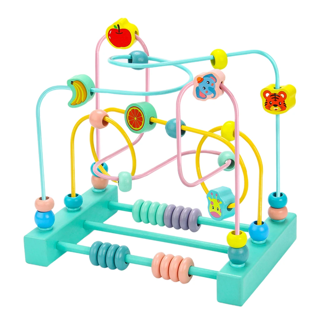 Mesa Didactica Niño Laberinto De Cuentas Para Bebés De A 12