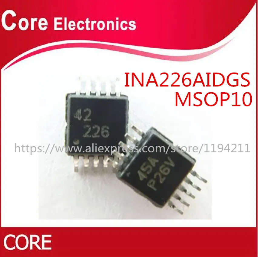 5 шт. INA226AIDGS INA226AIDGSR INA226AIDGST INA226 226 MSOP10|Интегральные схемы| |