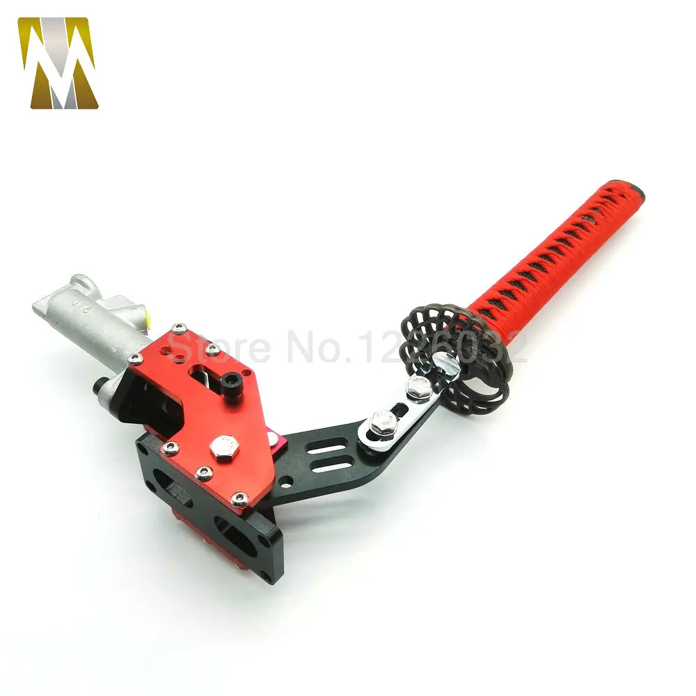 265mm JDM Drifting Hydraulic Handbrake Samurai Sword Handle Red +Black