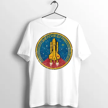 

Men's T Shirt CCCP Soviet Union Buran Space Shuttle Interkosmos Shuttle Artwork Art Printed Tee custom basic round graphic