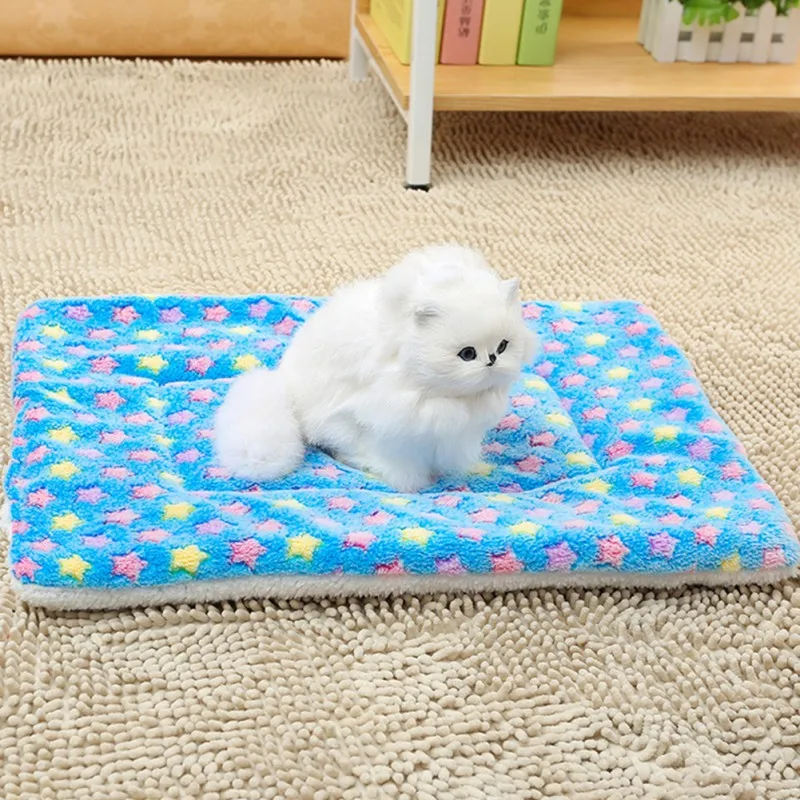 PCute теплое животное собака кошка спальное Одеяло Портативный супер мягкий плюшевый коврик для собаки кровать кошки и собаки аксессуары PCMMA