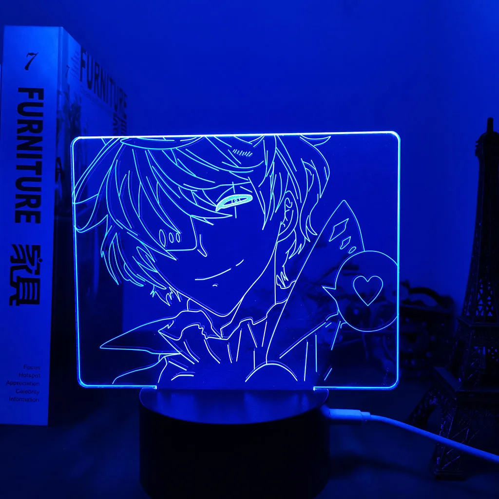 led night light Anime 3d Light Bungo Stray Dogs Nikolai Gogol for Kids Bedroom Deco Night Light Manga Gift Table Led Night Lamp Bungo Stray Dogs night lamp for bedroom wall