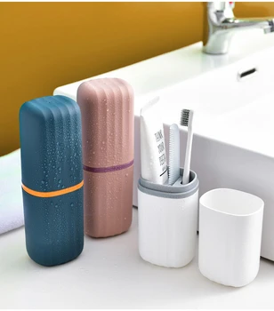 

Household Travel Washing Gargle Cup Toothbrush Toothpaste Storage Box Dental Kit Storage Box Portable Set Travel Accessories