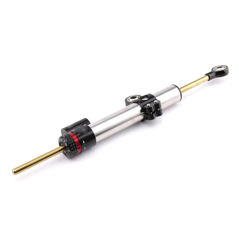

New Extended Motorcycle Directional Damping Commutation Modified Titanium Ruler Handlebar Direction Modified Stabilizer