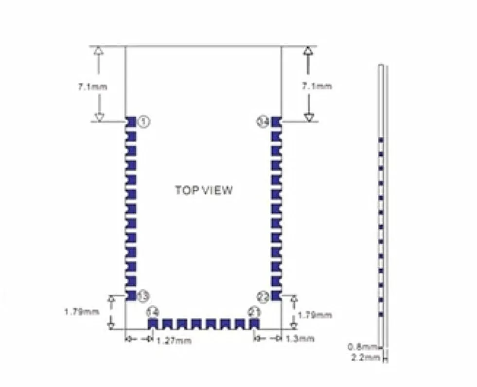 Модуль Bluetooth 4,0 ble беспроводной модуль последовательного порта iBeacon HM-10 CC2541F256 модуль связи HM-10S-A/HM-10S-B