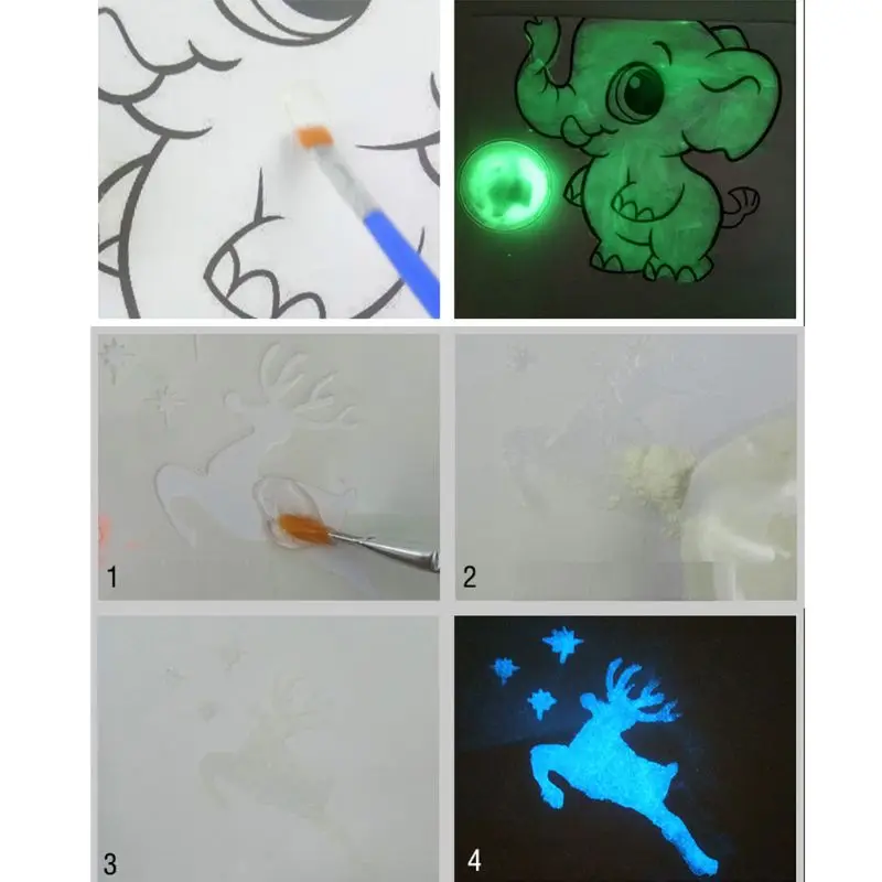 Glow in the Dark Resin Pigment Luminous Powder UV Resin Epoxy Jewelry Making