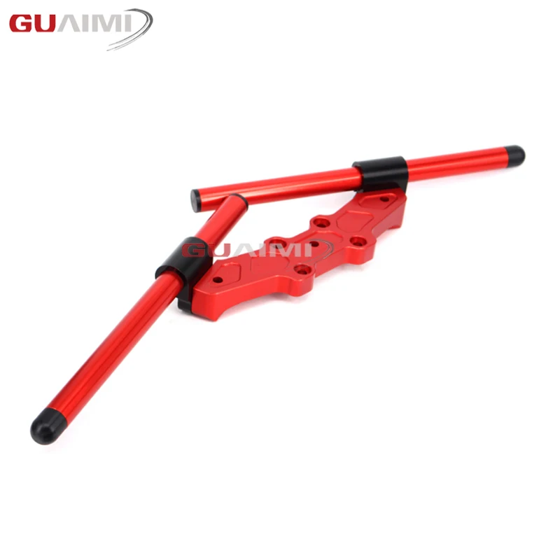 

For Ducati Monster 696 2008-2014 Monster 796 2010-2014 1100 2009-2011 Motorcycle CNC Clip-on Adapter Plate & 22mm Handlebar