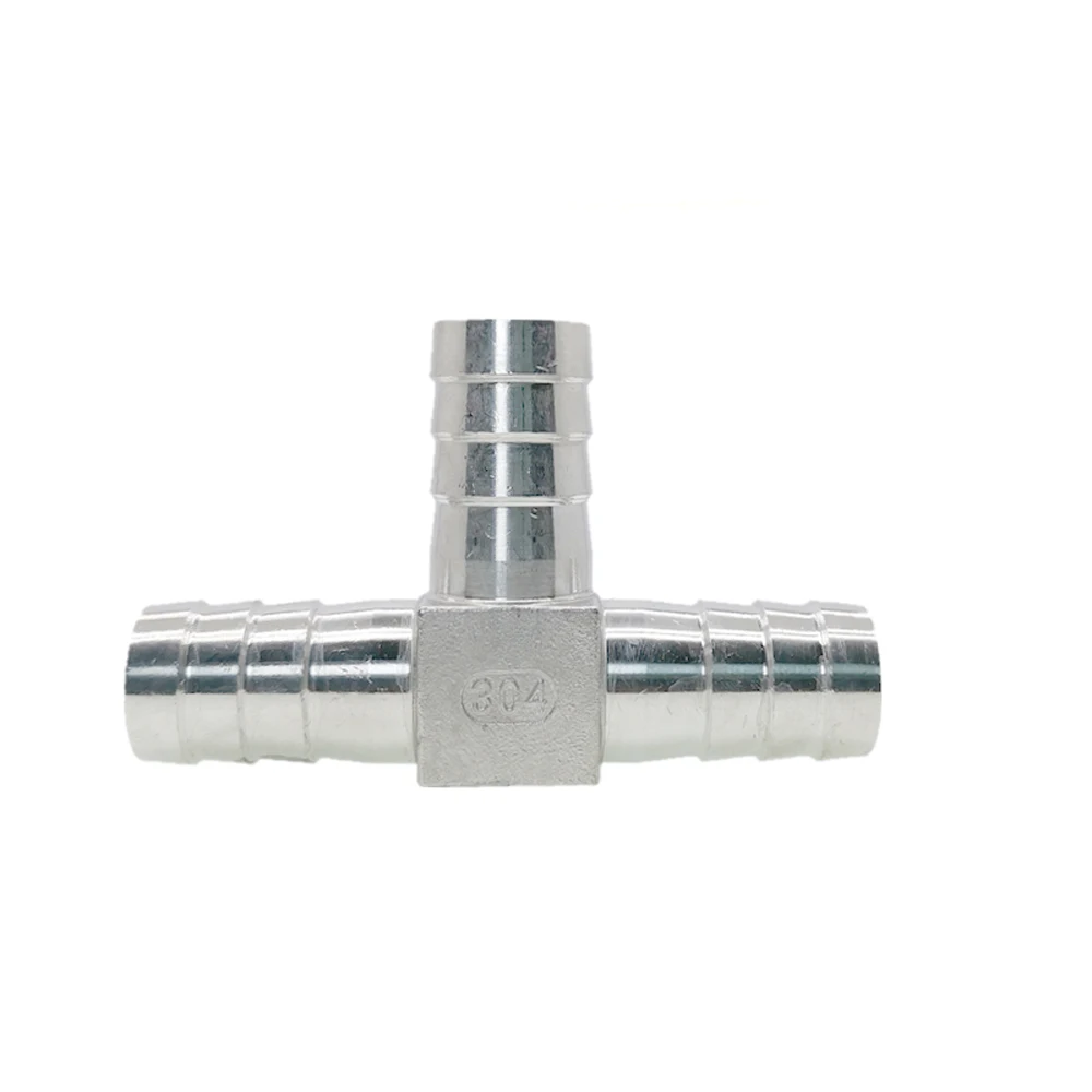 4/6/8/10/12/13/14/15/16/20/25 мм Hose Barb Tee Y Shape 3 Way Splicer Splitter 304 Нержавеющая вода газ