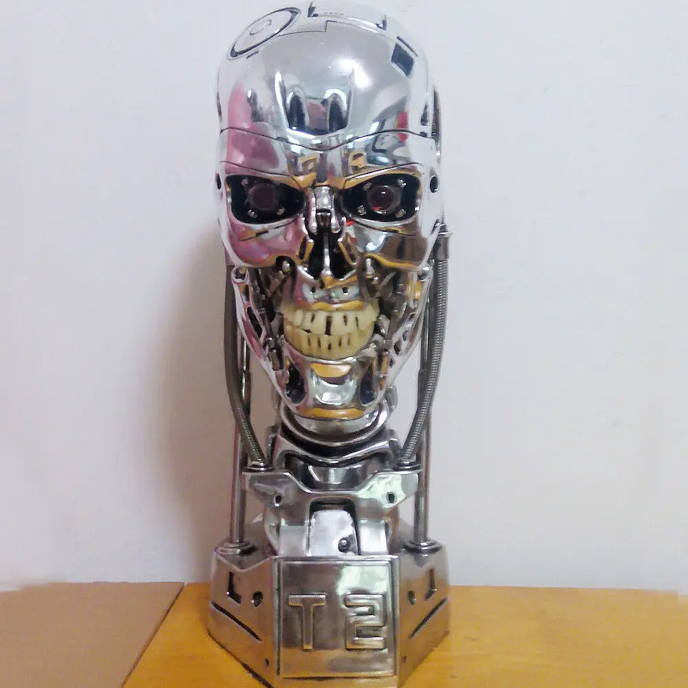 Копия каучукового Терминатора T800 в масштабе 1:1 Череп эндоскелет подъемный Размер