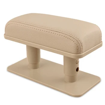 

Car Armrest Left Elbow Universal Leather Heightening Pad Center Armrest Box Right Armrest Adjustable Armrest Pad