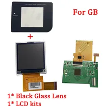 Novo lcd com kits de tela para nintend gb backlight lcd tela alto brilho lcd substituição para gb dmg gbo console acessórios