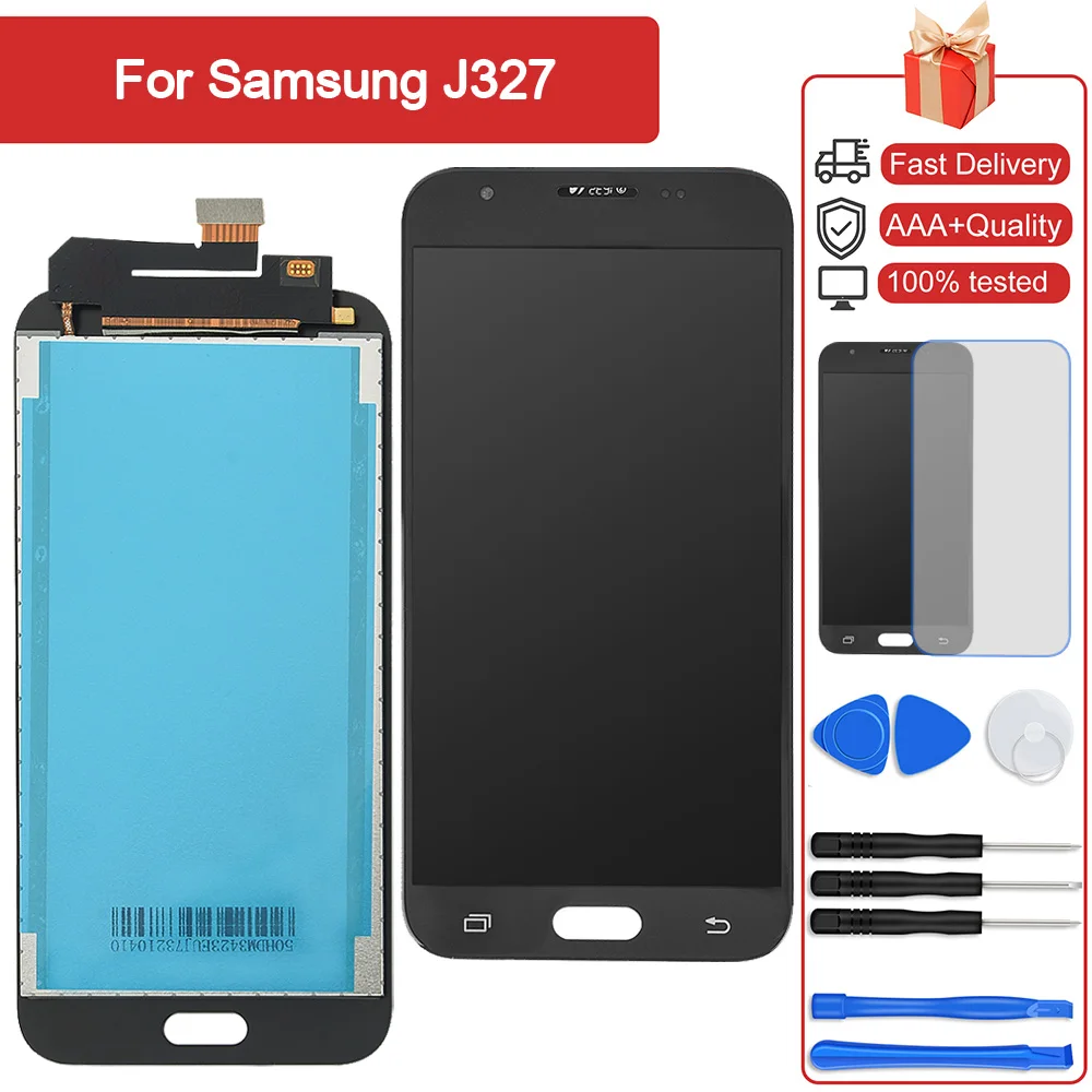 ЖК-дисплей AAA + для Samsung Galaxy J3 Prime J327P/A/V/T J327W сменный сенсорный экран в сборе с
