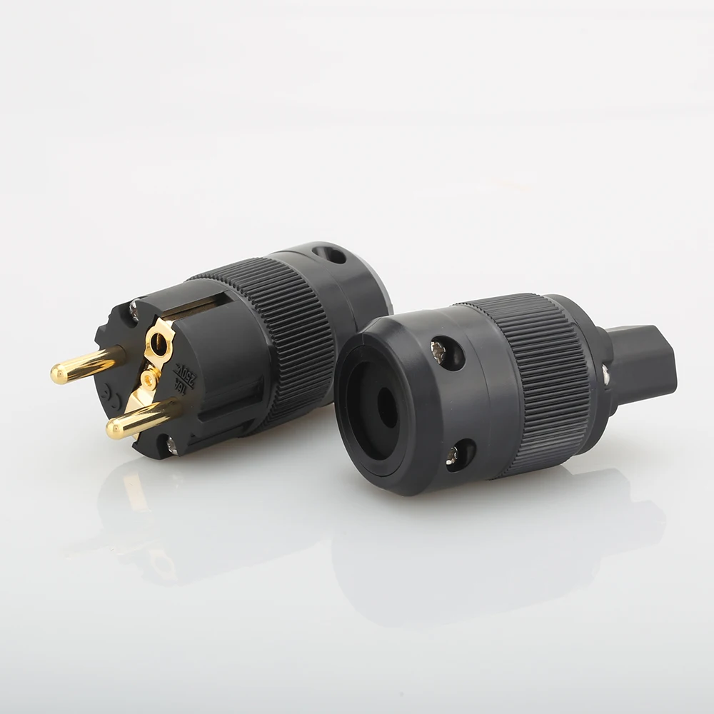Hifi Audio pairs Hifi- End Gold Plated  EU Power