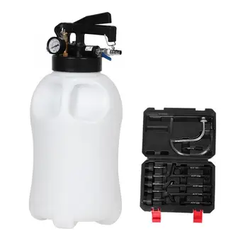 

10L Pneumatic Gearbox Transmission Oil Filling Dispenser Tool Machine with 13pcs ATF Adaptor Car Oil Filter Removing Tool
