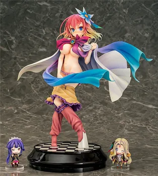 

24cm Japanese Anime No Game No Life Shiro Sexy Girls Stephanie Dora PVC Action Figure Collection Model Toys Gift Dropshipping