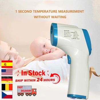 

Ship Within 24 Hour Home Measurement Device Mutifuction Digital LED Device non-contact Essential Products In Stock Fast Shipping