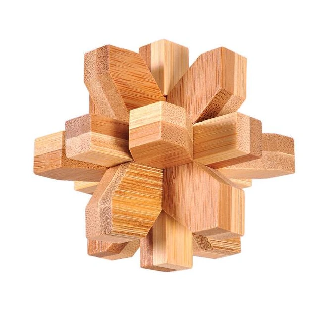 IQ Bamboo Wooden rompicapo puzzle gioco per adulti bambini - AliExpress