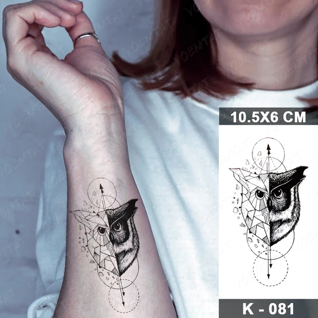 Waterproof Temporary Tattoo Sticker Small Simple Line Flower Flash Tatoo Cute Leaf Finger Wrist Fake Tatto For  Body Art Women 10-K081