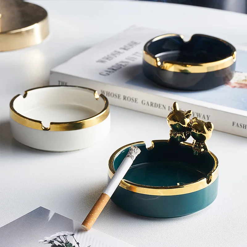 

Phnom Penh Ceramic Cigarette Pot, Nordic Fashion, Luxury Light, Tea Table Decoration, Office