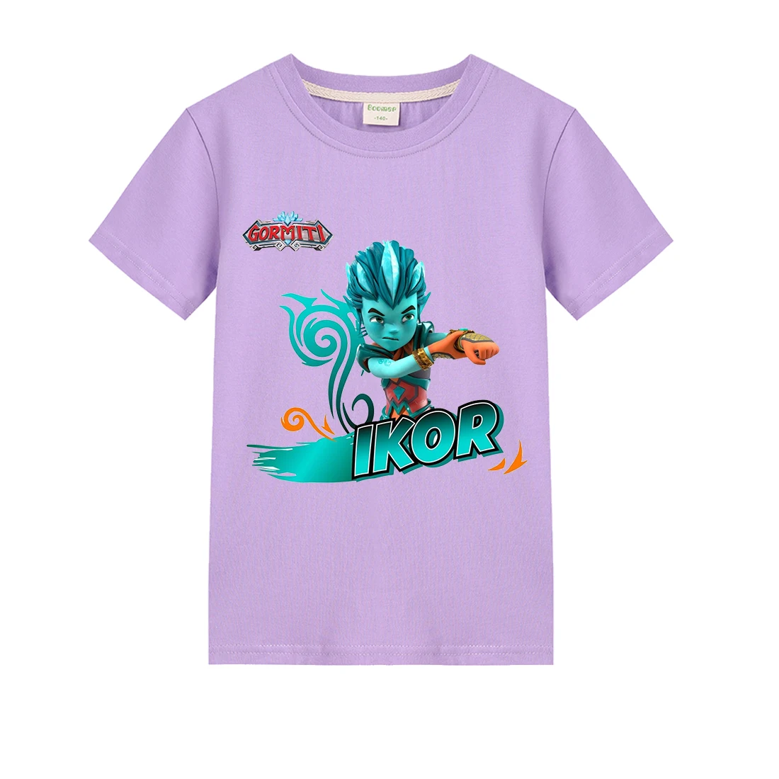 New Cartoon Gormiti sweatshirt figuras toys giocattoli hoodie T shirts Kids Boys Girls Short Sleeve Clothing Children Tops - Цвет: T1195