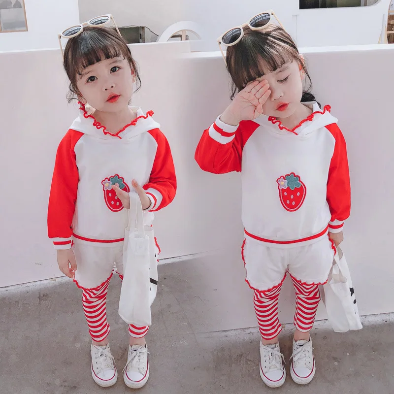 

Girls 2020 Spring New Style Fashion CHILDREN'S Suit Children Clothing Baby Spring And Autumn Clothes
